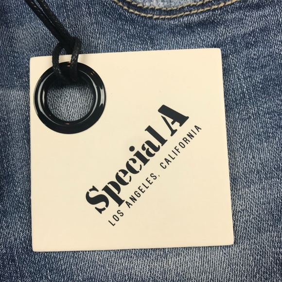 Special A Los Angeles CA Straight &  Distrsd Jeans - Picture 10 of 11